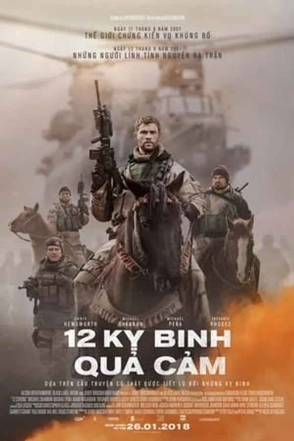 Poster phim 12 Kỵ Binh Quả Cảm trên Xem Phim Fun