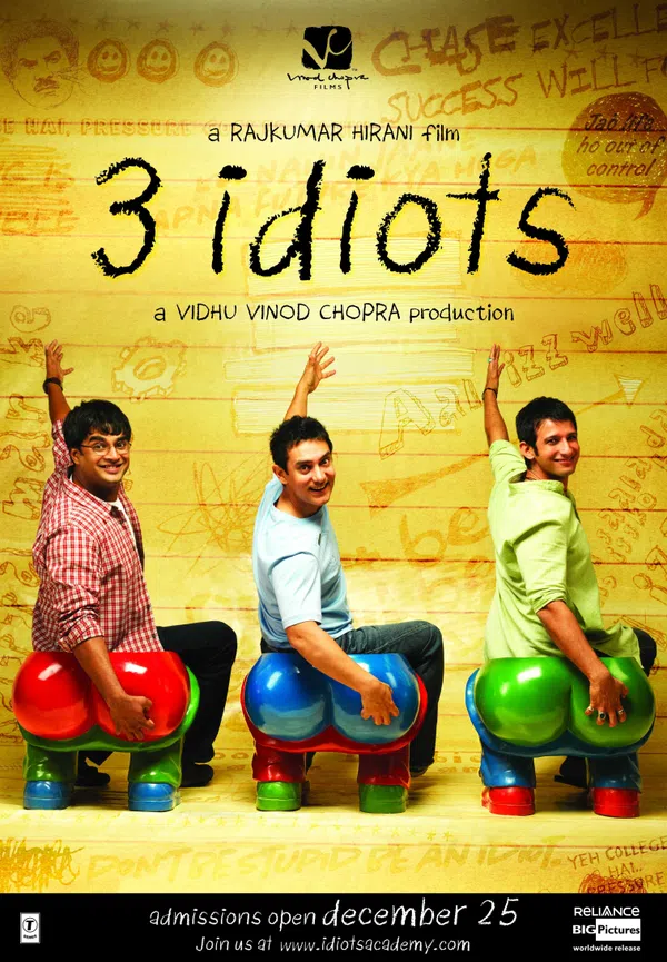 Poster phim 3 Chàng Ngốc trên Xem Phim Fun