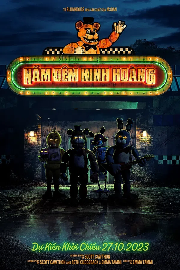 Poster phim Năm Đêm Kinh Hoàng trên Xem Phim Fun