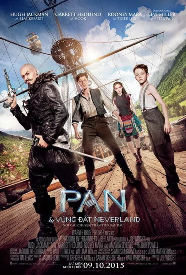 Poster phim Pan Và Vùng Đất Neverland trên Xem Phim Fun
