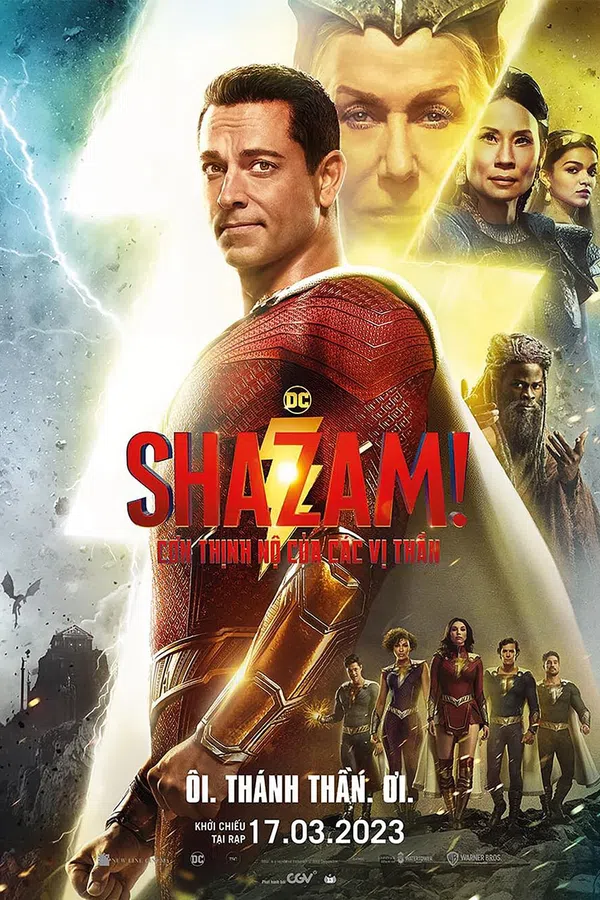 Poster phim Shazam! Cơn Thịnh Nộ Của Các Vị Thần trên Xem Phim Fun
